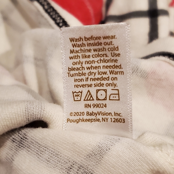 Long Sleeve Dress With Hearts 3T by Touched by Nature 100% Organic Cotton - Picture 10 of 12